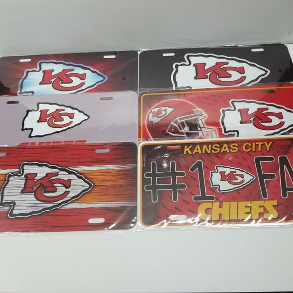 2 KANSAS CITY CHIEFS DOUBLE SIDED CAR FLAGS (SET OF 2) - Picture 8 of 10